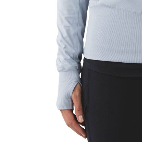 LULULEMON ATHLETICA In Flux Jacket in Silver Fox Size 2 - Picture 4 of 6